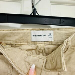 🤎 Abercrombie & Fitch Kids Khaki Wide-Leg Pants